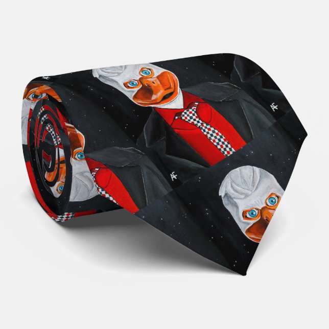 Corbata La pintura del pato de Alfred Fox (Enrollado)