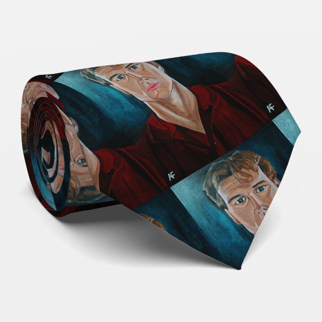 Corbata La pintura fantasma de Alfred Fox (Enrollado)