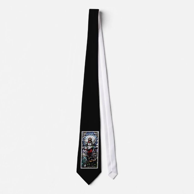 Corbata La resurrección de nuestro señor (vitral) (Anverso)
