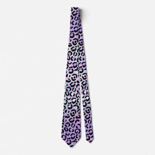 Corbata La Serie Leopardo Irisado Diseño 12