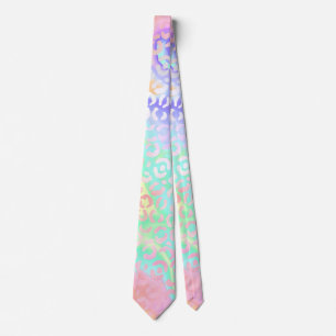 Corbata La Serie Leopardo Irisado Diseño 3