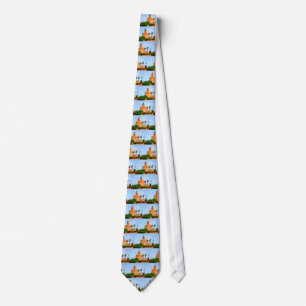 Corbata la torre de Sevilla España del oro florece las