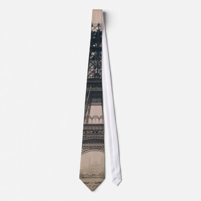 Corbata La Torre Eiffel: Estado de la construcción 1888 (Anverso)