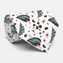 Corbata La vegetación de la selva tropical| Monograma de l