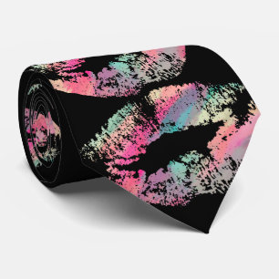 Corbata Labios estilizados #16