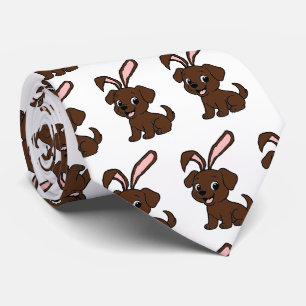 Corbata Labrador Retriever Pascua de Resurrección Cartoon 