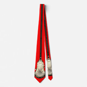 Corbata Lacrosse Red Neck Tie