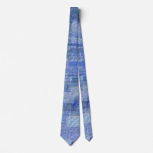 Corbata Ladrillo Resumen Winter Blues Neck Tie