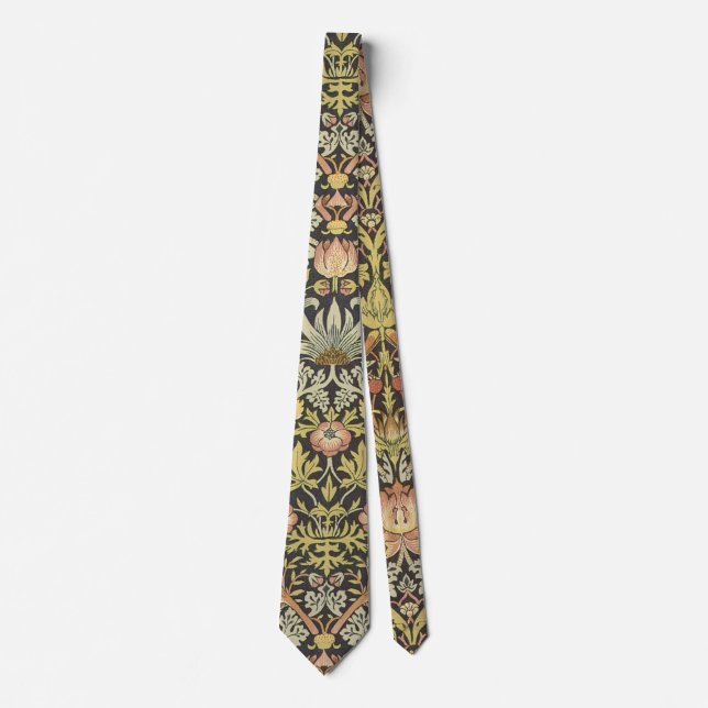 Corbata Ladrones de Fresas por William Morris, Arte Antigu (Anverso)