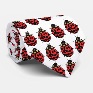 Corbata Ladybug Red Black Insect Ladybug