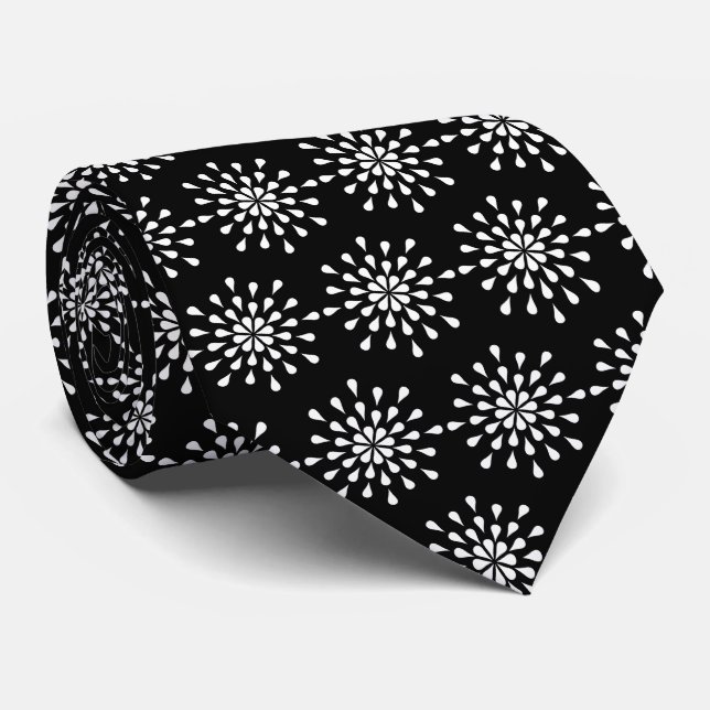 Corbata Lágrimas blancas (Enrollado)