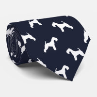 Lakeland Terrier Dog Silhouettes Midnight Blue