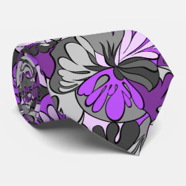 Corbata Lámpara Lava Floral Retro de dos lados