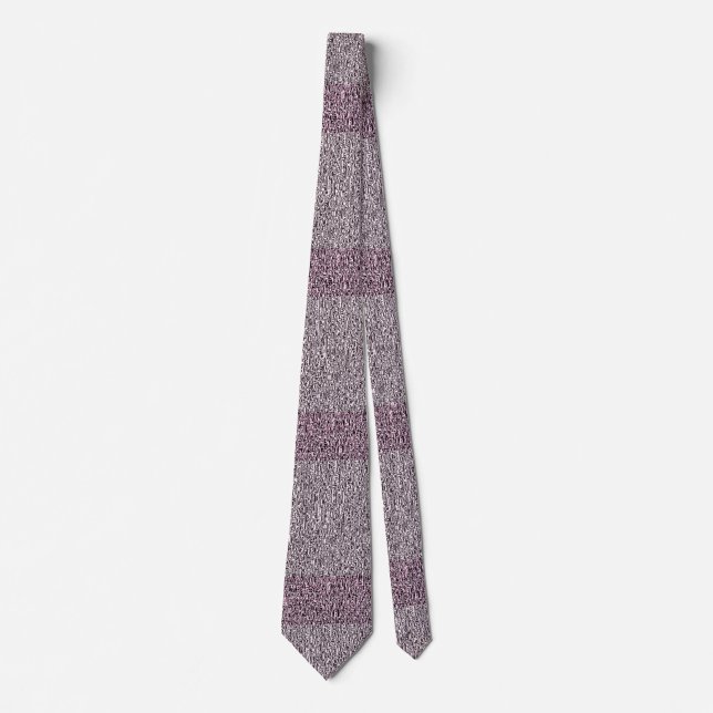 Corbata Lana gris tweedy y marrón (Anverso)
