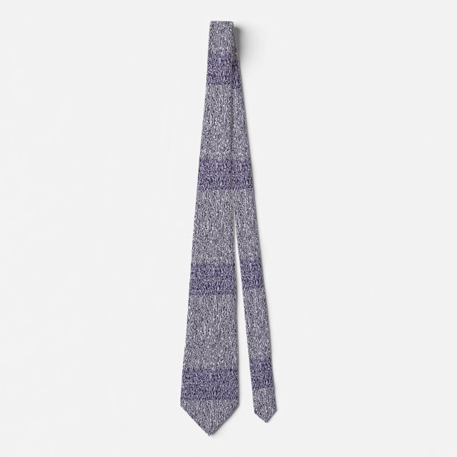 Corbata Lana Tweed Gris y Marrón (Anverso)