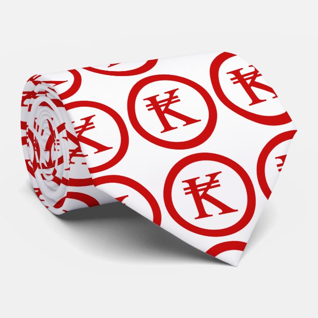 Corbata Laos Kip Lao / Laotian Money Sign (Enrollado)