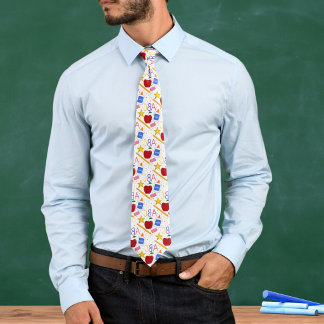 Corbata Lápiz de manzana para el aula del profesor Pegamen