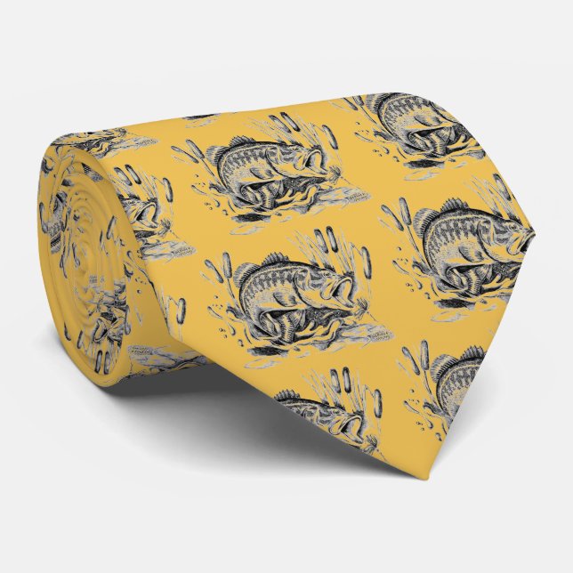 Corbata Largemouth Bass (Enrollado)