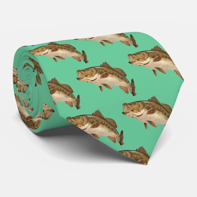 Corbata Largemouth Bass Tie (Enrollado)