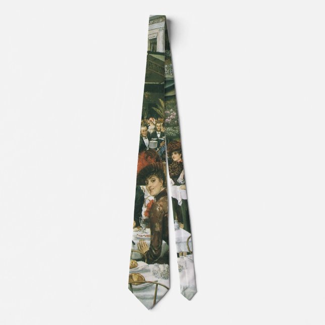 Corbata Las damas de artista de James Tissot, arte de moda (Anverso)