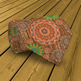 Corbata Las fibras Naranjas de dispersión de lluvia floral