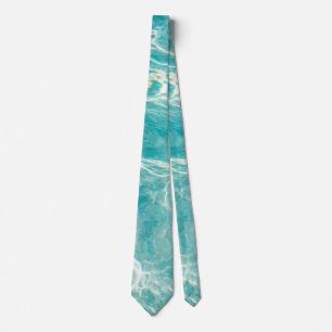 Corbata las olas del mar