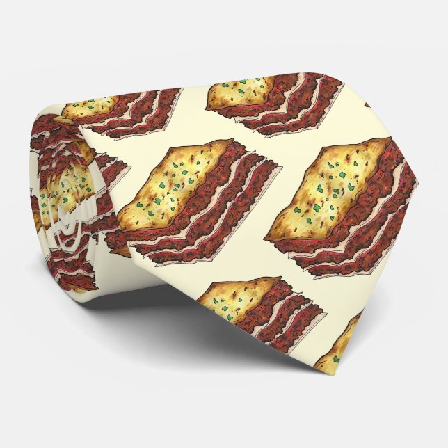 Corbata Lasagna Lasagna Cocina italiana americana (Enrollado)