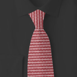 Corbata Latvia Flag Brick Pattern