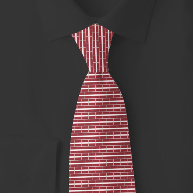 Corbata Latvia Flag Brick Pattern (Subido por el creador)