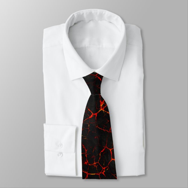 Corbata Lava caliente de Falln (Atado)