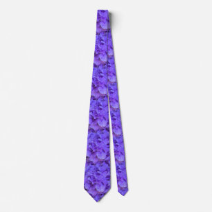Corbata Lavanda lila púrpura Hidrangeas flores púrpuras