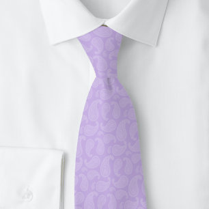 Corbata Lavanda Paisley