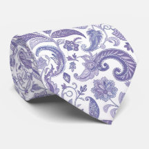 Lavanda y paisley blanca