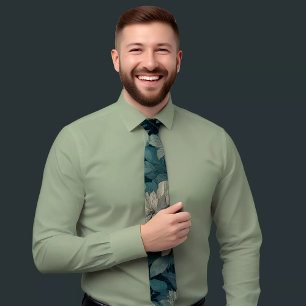 Corbata Lay-Casual Light Blue Floral Pattern