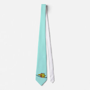 Corbata Lazo, 2 pájaros en un alambre