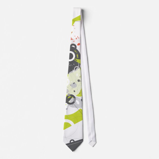 Corbata Lazo abstracto moderno retro del trasto (Anverso)