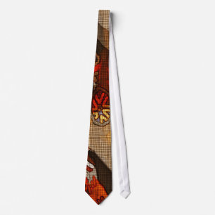 Corbata Lazo africano de los colores