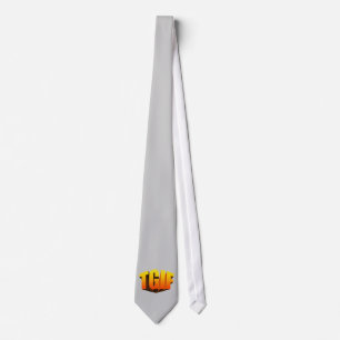 Corbata Lazo amarillo del aerógrafo del arco iris de TGIF