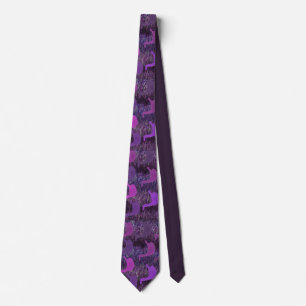 Corbata Lazo artsy del gastroenterólogo en púrpura