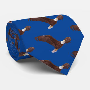 Corbata Lazo azul patriótico calvo altísimo del fondo de