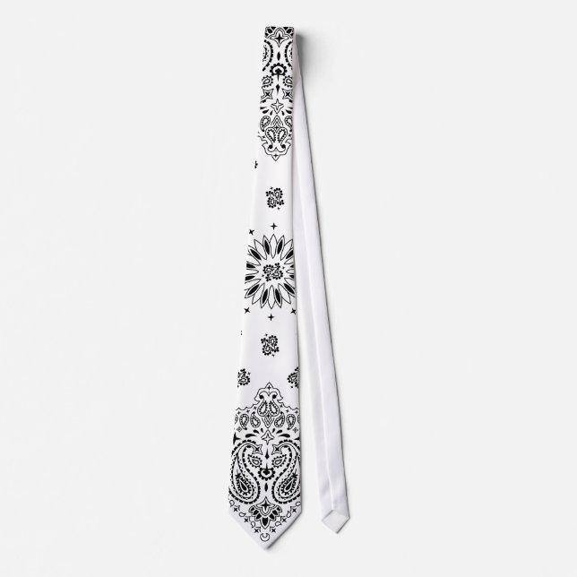 Corbata Lazo blanco del pañuelo (Anverso)
