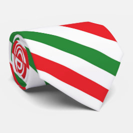 Corbata Lazo blanco verde rojo de la raya del navidad