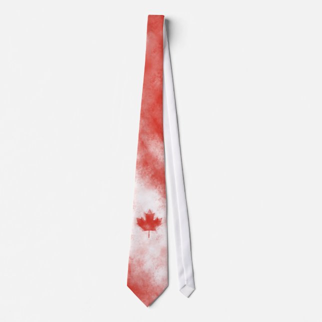 Corbata Lazo canadiense de la bandera (Anverso)