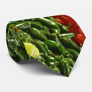 Corbata Lazo, chiles calientes, pimientas de chile