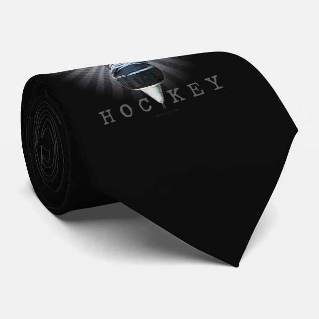 Corbata Lazo con alas del hockey (oscuro) (Enrollado)