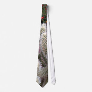 Corbata Lazo con la impresión del cactus