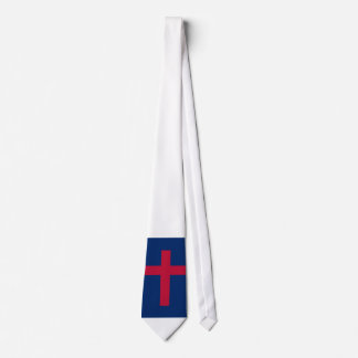 Corbata Lazo cruzado cristiano de la bandera cristiana