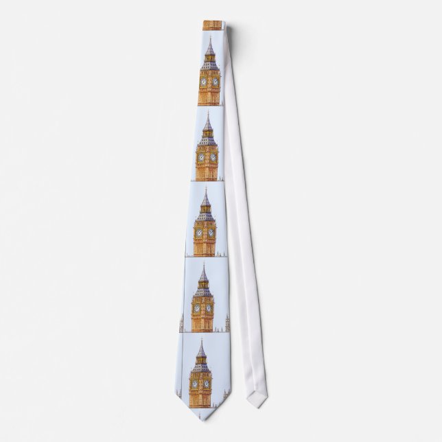 Corbata Lazo de Big Ben Londres (Anverso)