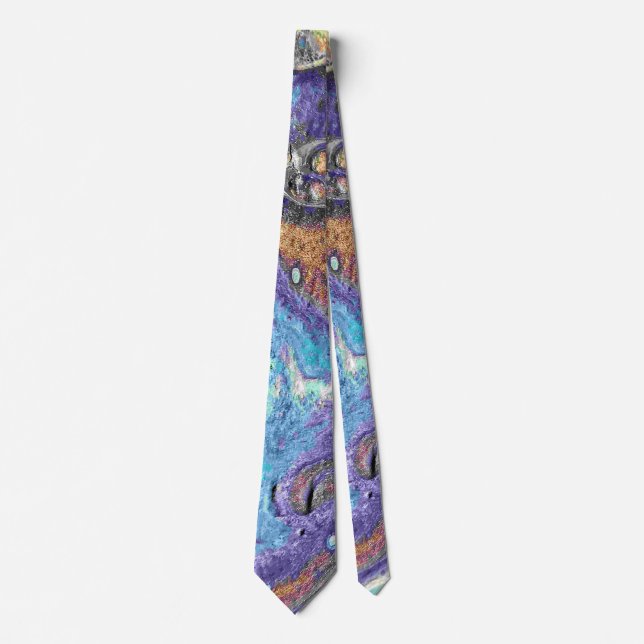Corbata Lazo de cobre de Geode del amor (Anverso)