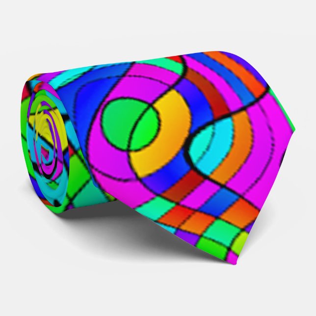 Corbata Lazo de cristal retro (Enrollado)
